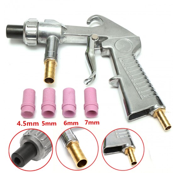 Sand Blasting Gun + 4pcs (4mm/5mm/6mm/7mm ) Ceramic Nozzles For Marble Engraving Sand Blasting Gun + 4pcs (4mm/5mm/6mm/7mm ) Ceramic Nozzles For Marble Engraving