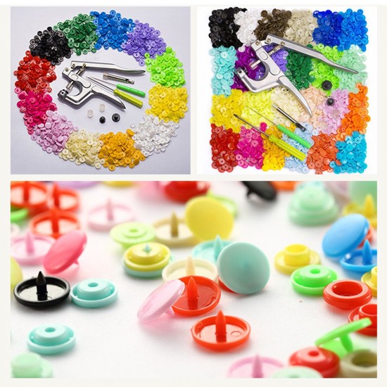 T5 Plastic Fastener Snap 150/240/360Pcs Closures Buttons for Cloth Resin Press T5 Plastic Fastener Snap 150/240/360Pcs Closures Buttons for Cloth Resin Press