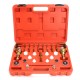 Universal A/C Flush Fitting Adapter Kit Leak Maintenance Tools Set Universal A/C Flush Fitting Adapter Kit Leak Maintenance Tools Set