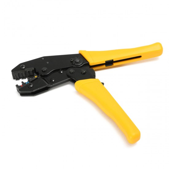 WXK-30JN Insulated Terminals Ferrules Crimping Plier Ratcheting Crimper Tool with 5 Interchangeable Tips