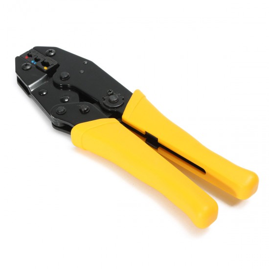 WXK-30JN Insulated Terminals Ferrules Crimping Plier Ratcheting Crimper Tool with 5 Interchangeable Tips