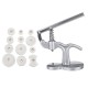 Watch Back Case Press Opener Crystal Glass Closer Fitting Repair Tool with 12 Dies Watch Back Case Press Opener Crystal Glass Closer Fitting Repair Tool with 12 Dies
