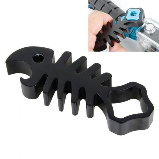 Fish Bone Camera Hand Tighten Aluminum Spanner Wrench for Gopro Hero 5 4 3 3 Plus 2 1 SJCAM Xiaomi