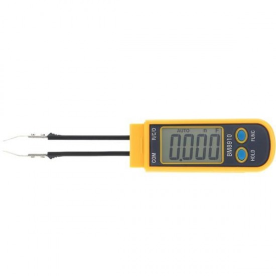 BM8910 Handheld Smart SMD Tester Tweezers Resistor Capacitor Diode Intelligent Testing Clips