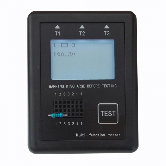 M328 Diode Triode Capacitor Resistor Transistor Tester ESR Meter Multi-Function Tester With Shell