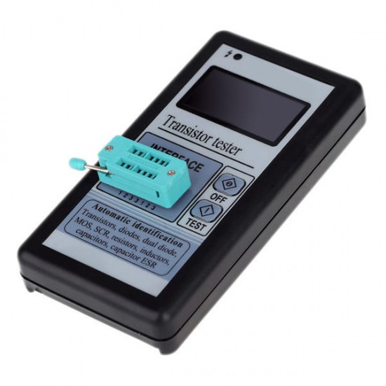 M328 Multifunctional LCD Backlight Transistor Tester Diode Thyristor Capacitance ESR Meter Tester