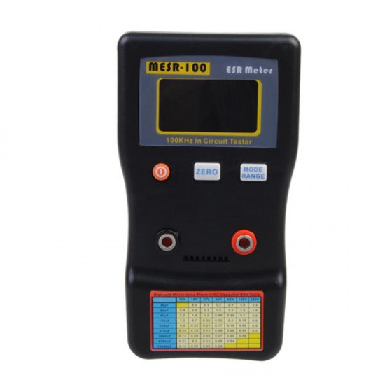 MESR-100 Auto Ranging ESR Low Ohm Circuit Capacitor Meter Tester