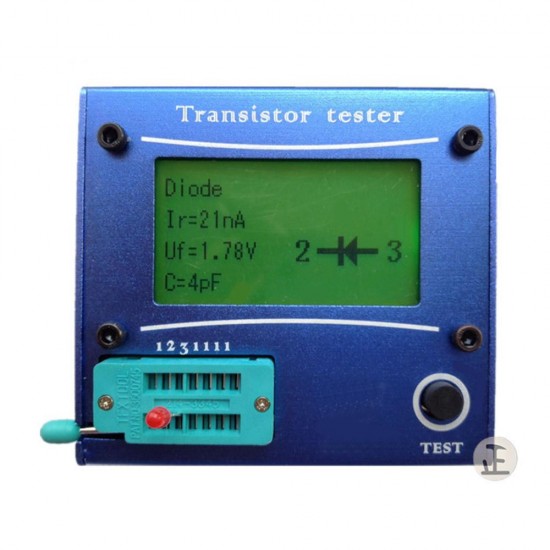 Mega328 M328 LCR-T4 12846 LCD Digital Transistor Tester Meter Backlight Diode Triode Capacitance ESR