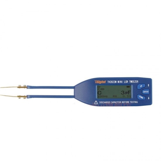 TH2822M Hand-held LCR Digital Bridge Tweezers Type Component Parameter Test with USB LCR Meter