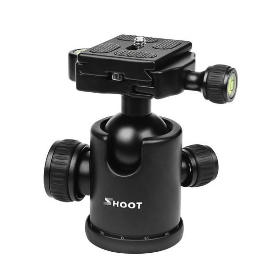 XTGP444 Professional Mini 360 Degree Fluid Rotation Tripod Head Ball for DSLR Camera