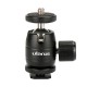 U-30S CNC Metal 1/4 Screw Thread Tripod Rotating 360 Degree Mini Ball Head Ballhead with Cold