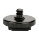 U-30S CNC Metal 1/4 Screw Thread Tripod Rotating 360 Degree Mini Ball Head Ballhead with Cold