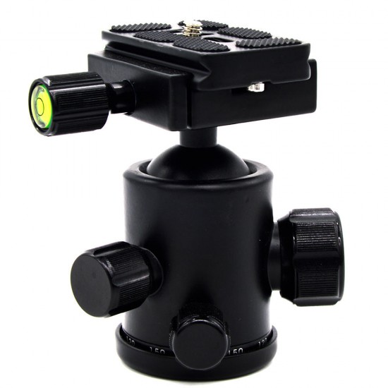 KF-0 Camera Tripod Ball Head Aluminum Alloy Ballhead Panoramic Head Sliding Rail Head