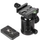 KF-0 Camera Tripod Ball Head Aluminum Alloy Ballhead Panoramic Head Sliding Rail Head