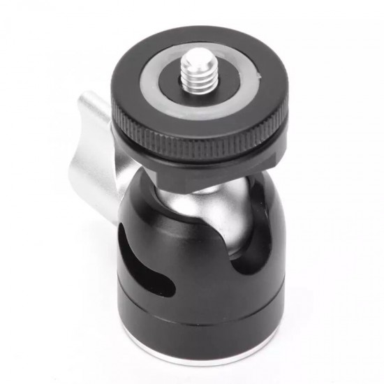 VK-3 Universal Aluminium Alloy Ball Head for SLR Camera Fill Light Mini Tripod