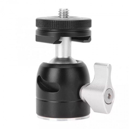 VK-3 Universal Aluminium Alloy Ball Head for SLR Camera Fill Light Mini Tripod