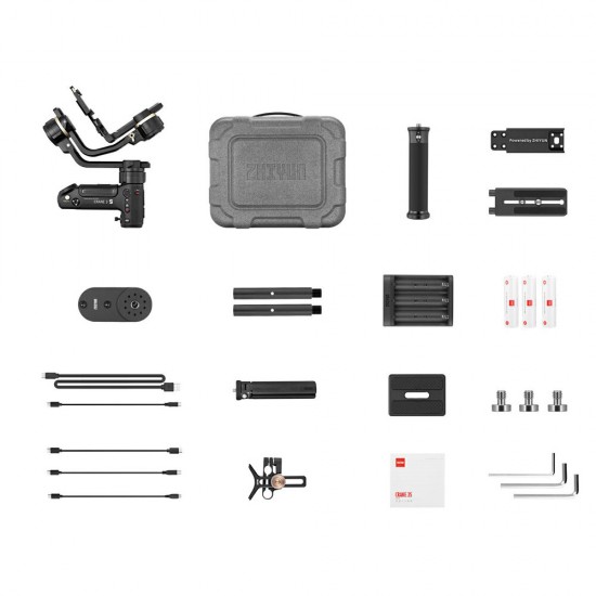 Crane 3S-E 2.4G WiFi bluetooth 5.0 Payload 6.5KG 3-Axis Handheld DSLR Video Camera Gimbal Stabilizer with EasySling Handle Crane 3S-E 2.4G WiFi bluetooth 5.0 Payload 6.5KG 3-Axis Handheld DSLR Video Camera Gimbal Stabilizer with EasySling Handle