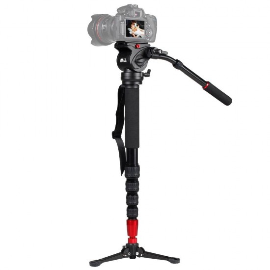 JY-0506 JY0506B Aluminum Monopod Tripod with Tripod Head 4KG Max Load 160cm