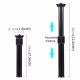 PU3008 Metal Handheld Adjustable 3/8 Inch Screw Tripod Mount Monopod Extension Rod for DSLR & SLR Cameras