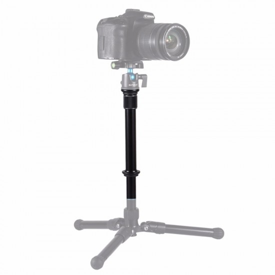 PU3008 Metal Handheld Adjustable 3/8 Inch Screw Tripod Mount Monopod Extension Rod for DSLR & SLR Cameras