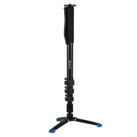PU3015 Four-Section Aluminum-magnesium Alloy Self-Standing Monopod with Support Base Bracket PU3015 Four-Section Aluminum-magnesium Alloy Self-Standing Monopod with Support Base Bracket