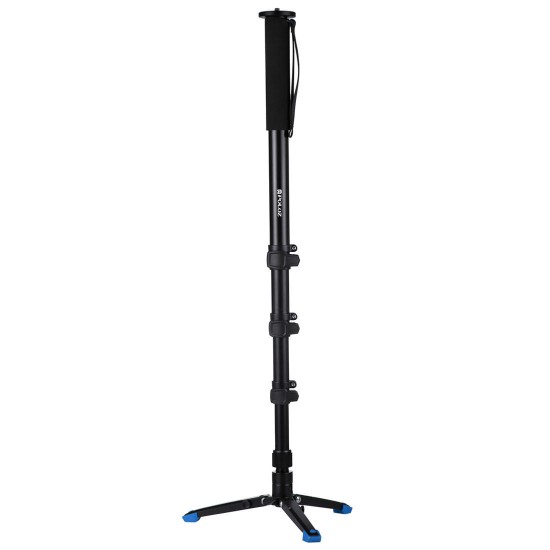 PU3015 Four-Section Aluminum-magnesium Alloy Self-Standing Monopod with Support Base Bracket PU3015 Four-Section Aluminum-magnesium Alloy Self-Standing Monopod with Support Base Bracket