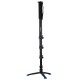 PU3015 Four-Section Aluminum-magnesium Alloy Self-Standing Monopod with Support Base Bracket PU3015 Four-Section Aluminum-magnesium Alloy Self-Standing Monopod with Support Base Bracket