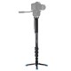 PU3015 Four-Section Aluminum-magnesium Alloy Self-Standing Monopod with Support Base Bracket PU3015 Four-Section Aluminum-magnesium Alloy Self-Standing Monopod with Support Base Bracket