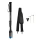 PU3015 Four-Section Aluminum-magnesium Alloy Self-Standing Monopod with Support Base Bracket PU3015 Four-Section Aluminum-magnesium Alloy Self-Standing Monopod with Support Base Bracket