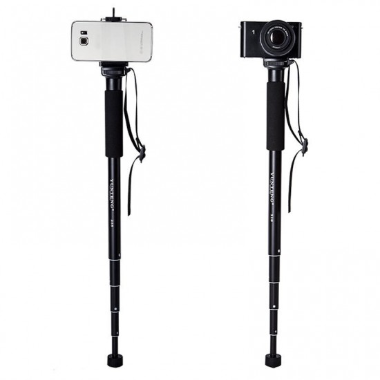 YT-218 Scalable 5-Series Aluminum Monopod for Canon Nikon Pentax for Sony A7 A7R A7S DSLR DV