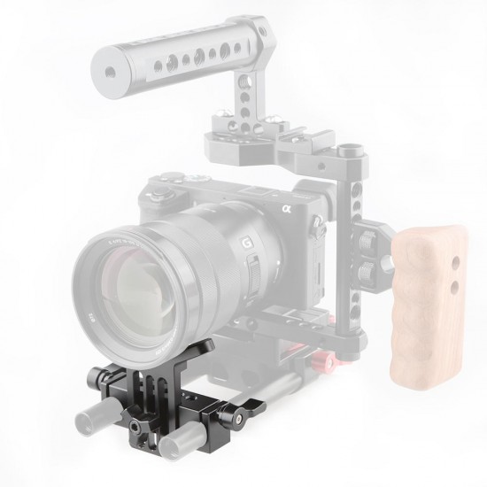 C1108 Aluminum Alloy Adjustable Height Stabilizer Holder for Camera Lens