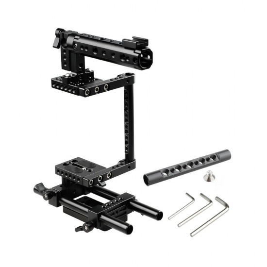 C1136 Universal Camera Cage Stabilizer for Canon for Nikon DLSR Camera C1136 Universal Camera Cage Stabilizer for Canon for Nikon DLSR Camera