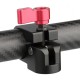 C1457 Clamp Clip Mount for 25mm Rod Round Pipe for Camera External Monitor Microphone