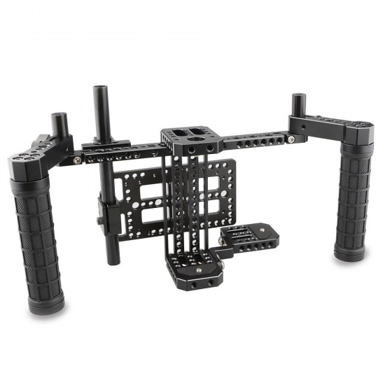 C1757 Aluminum Alloy Adjustable Cage Stabilizer Cheese Plate for Camera Monitor/Battery C1757 Aluminum Alloy Adjustable Cage Stabilizer Cheese Plate for Camera Monitor/Battery