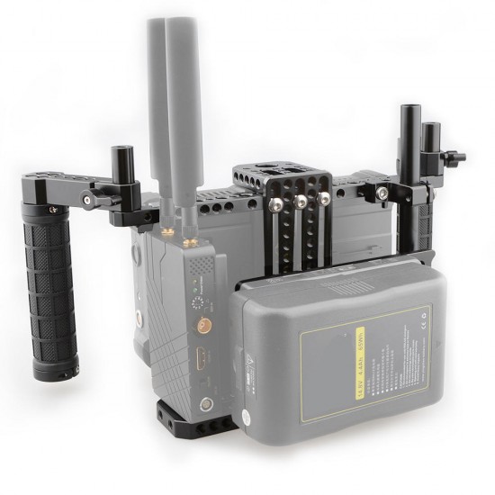 C1757 Aluminum Alloy Adjustable Cage Stabilizer Cheese Plate for Camera Monitor/Battery C1757 Aluminum Alloy Adjustable Cage Stabilizer Cheese Plate for Camera Monitor/Battery