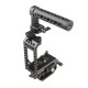 C1861 C-Frame Cage Stabilizer with Cheese Plate Handle for Sony A7 Series A9 DSLR Camera