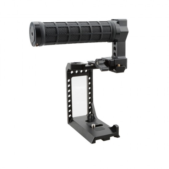 C1865 C-Cage Rig Stabilizer with Cheese Pipe Handle for Sony A7 A7S A7RII A7SII A9 DSLR Camera for ARRI