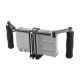C1871 Adjustable Stabilizer Cage with Dual Handle for 5 Inch 7 Inch Camera Monitor