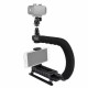 PKT3012 C-Shape Stabilizer Video Light Mini Tripod Ball Head Kit for DSLR Action Sports Camera Smartphone