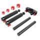 PU270 Dual Handle Handheld Grip Aluminum Alloy Camera Stabilizer for DJI RONIN-S MOZA ZhiYun Gimbal