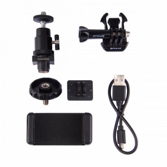 PU3006 C-shaped Hand Grip Camera Stabilizer Steadycam Holder Phone Clamp for DSLR