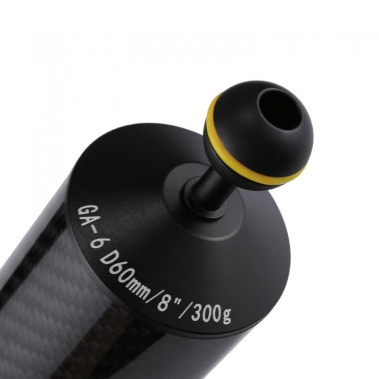 PU3027 Double Ball Head 60mm Buoyancy Arm for Underwater Diving Photography