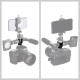 PU3032 4-Head Hot Shoe Camera Mount Adapter Microphone Flash Light Aluminum Alloy Holder Bracket PU3032 4-Head Hot Shoe Camera Mount Adapter Microphone Flash Light Aluminum Alloy Holder Bracket