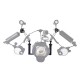 PU3040 Dual Handle Aluminium Alloy Tray Stabilizer with Dual Ball Clamp for DSLR Action Camera Diving Photography PU3040 Dual Handle Aluminium Alloy Tray Stabilizer with Dual Ball Clamp for DSLR Action Camera Diving Photography