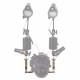 PU3523 Adjustable Dual Handles Aluminium Alloy Tray Stabilizer for DSLR Camera Action Camera Diving Photography PU3523 Adjustable Dual Handles Aluminium Alloy Tray Stabilizer for DSLR Camera Action Camera Diving Photography