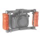 1751 2Pcs DSLR Wooden Handle Pack Left Right Camera Stabilizer Handle for DSLR Cage Camera Cage Handgrip