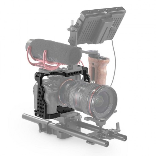 2087 Camera Cage A7R3 A7RIII A7III Camera Cage for Sony A7RIII A7M3 A7III W Arri Locating Camera Cage for Blog Photography