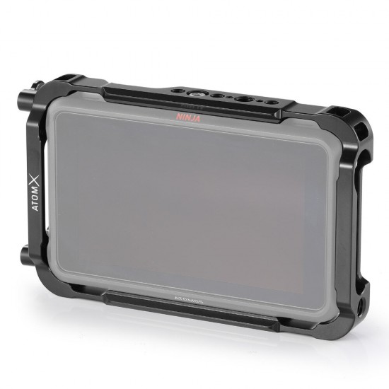 2209 Directors Monitor Cage for Atomos Ninja V Feature with Rails on The Top and Bottom