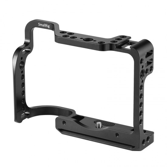 2251 Camera Cage for Canon EOS R with Thread Holes for Magic Arm Microphone Attached for Vlog Video Recording Photography