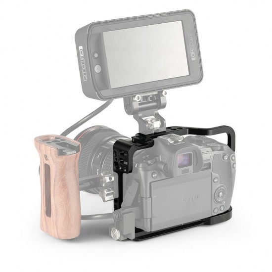 2251 Camera Cage for Canon EOS R with Thread Holes for Magic Arm Microphone Attached for Vlog Video Recording Photography 2251 Camera Cage for Canon EOS R with Thread Holes for Magic Arm Microphone Attached for Vlog Video Recording Photography